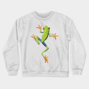 Greenery tree-frog Crewneck Sweatshirt